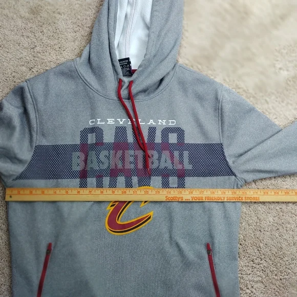 Cleveland Cavilers NBA Hoodie Team Pull Over Size Med - Picture 13 of 16